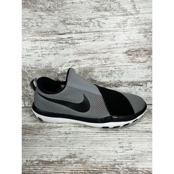 Women's Nike Free Connect Gray/Black Slip On Trainers Sz 8 Athletic Gym - Picture 2 of 10